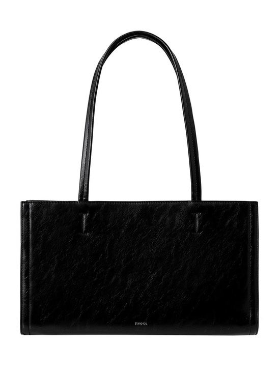 Stand Oil Handbags - NEW STAND OIL Oblong Bag / Stitch Black